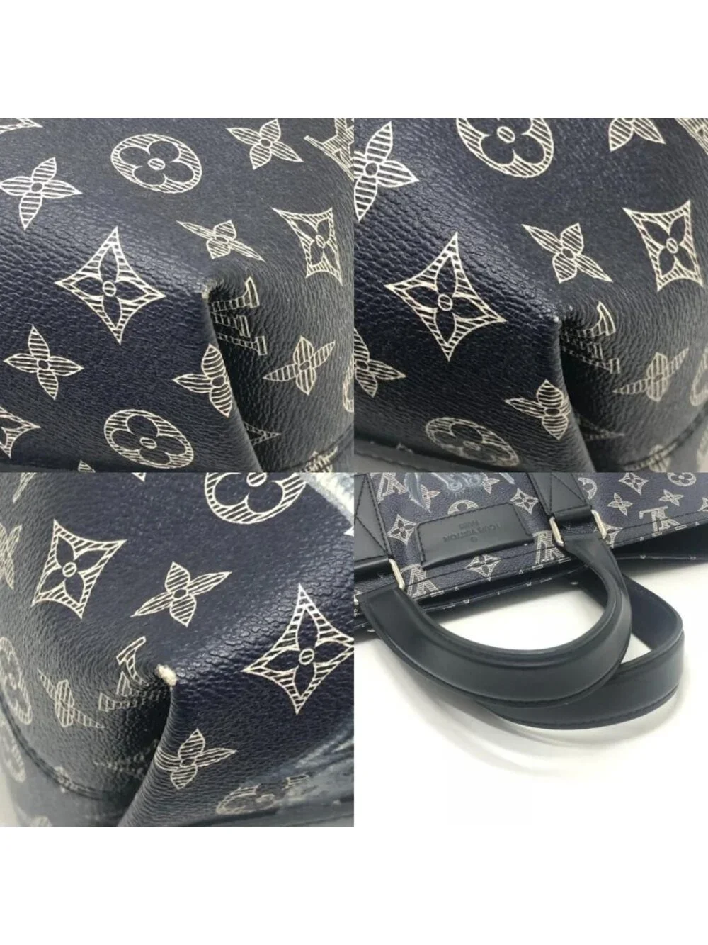 Louis Vuitton Tote Bag Jake and Dinos Chapman Monogram Savannahcanvas Navy